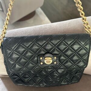 Marc Jacobs quilted bag black leather